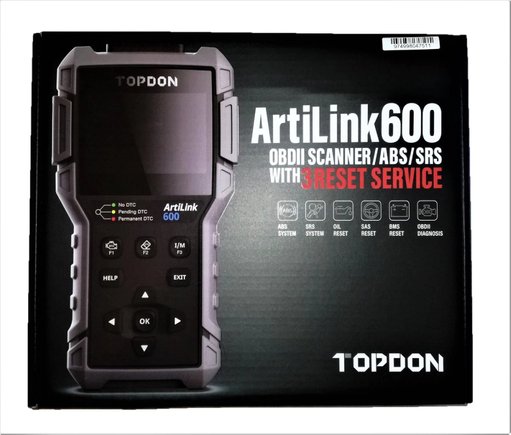 Topdon AL600 3 System Diagnostic Tool + 3 Special Function - Image 4