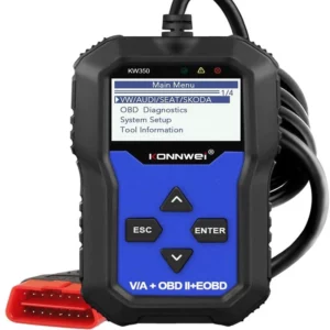 Konnwei KW350 Full System OBD2 Car Diagnostic Scanner VAG